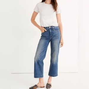 Madewell Slim-Wide Leg Crop